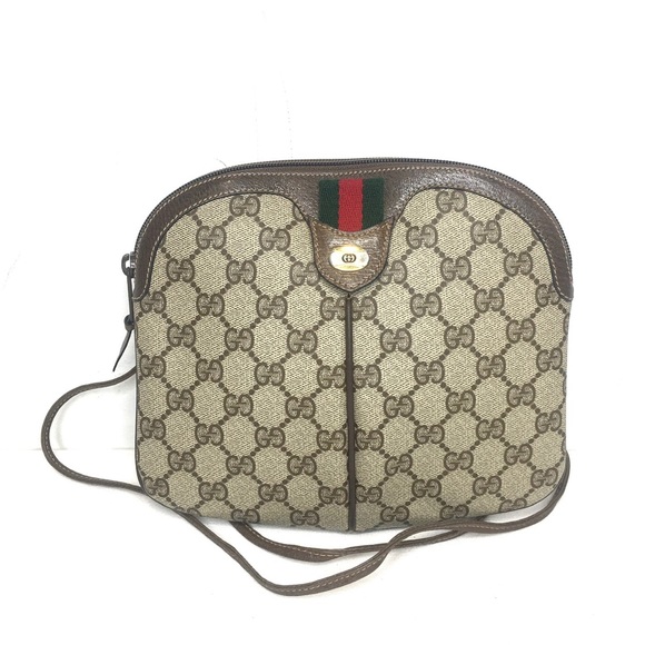 Authentic Gucci crossbody bag brown monogram coated canvas - Picture 2 of 15